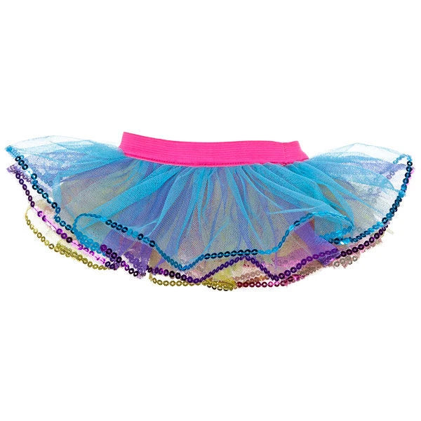 Pawlette™ Bunny Plush Rainbow Sequin Tutu | Build-A-Bear - US 3001