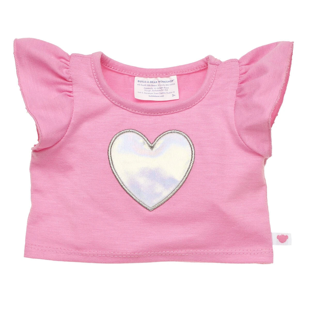 Kabu™ Pink Heart T-Shirt for Plush Toys | Build-A-Bear® - US 4643