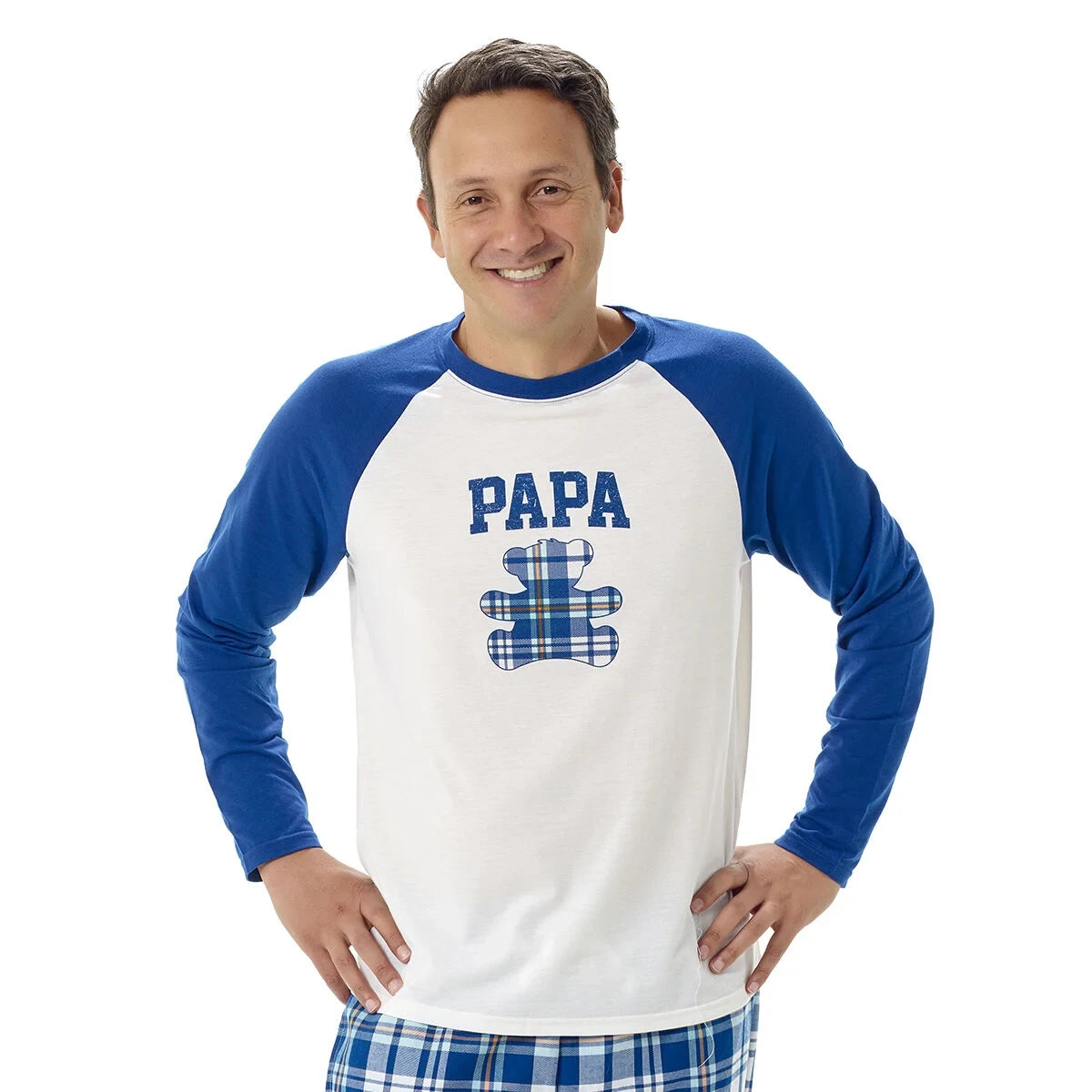 Build-A-Bear Pajama Shop™ Papa Bear Raglan Top - Adult - US 8523