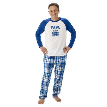 Build-A-Bear Pajama Shop™ Blue Plaid Pants - Adult - US 3011