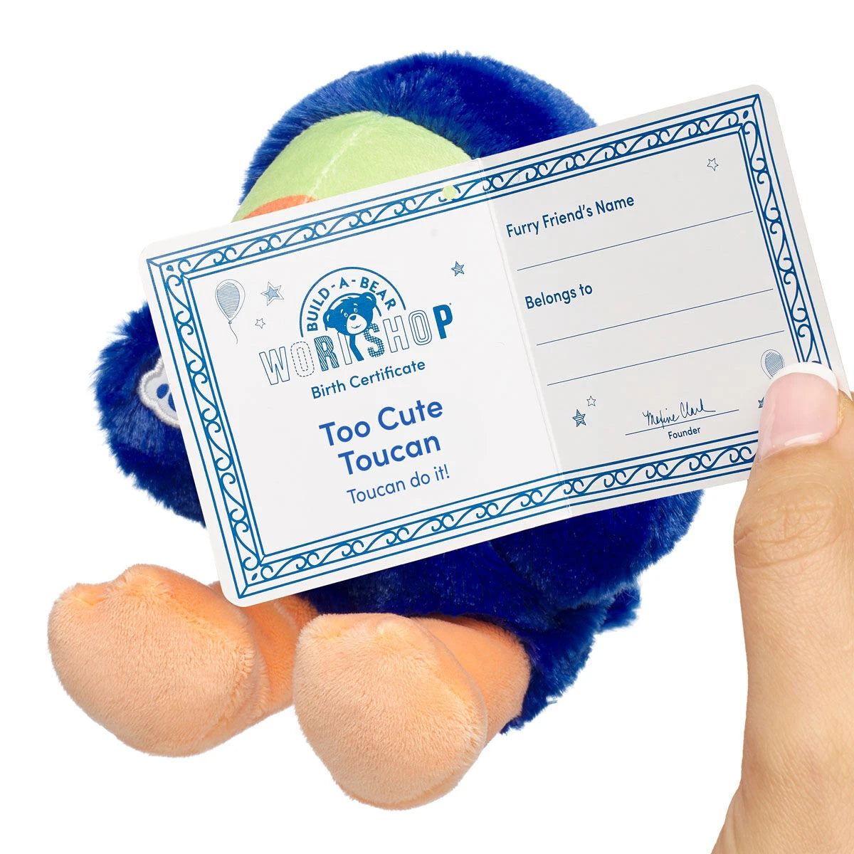 Build-A-Bear Mini Beans Too Cute Toucan Stuffed | BAB - US 5956