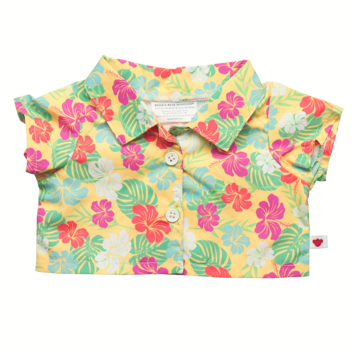 Tropical Flower Print Shirt | Build-A-Bear - US 0343