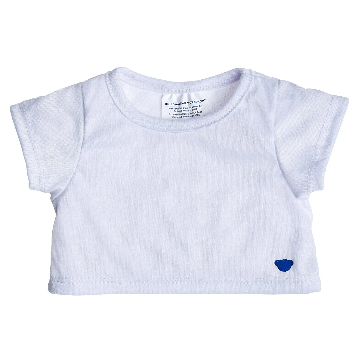 White T-Shirt for Stuffed Animals | Build-A-Bear® - US 0979