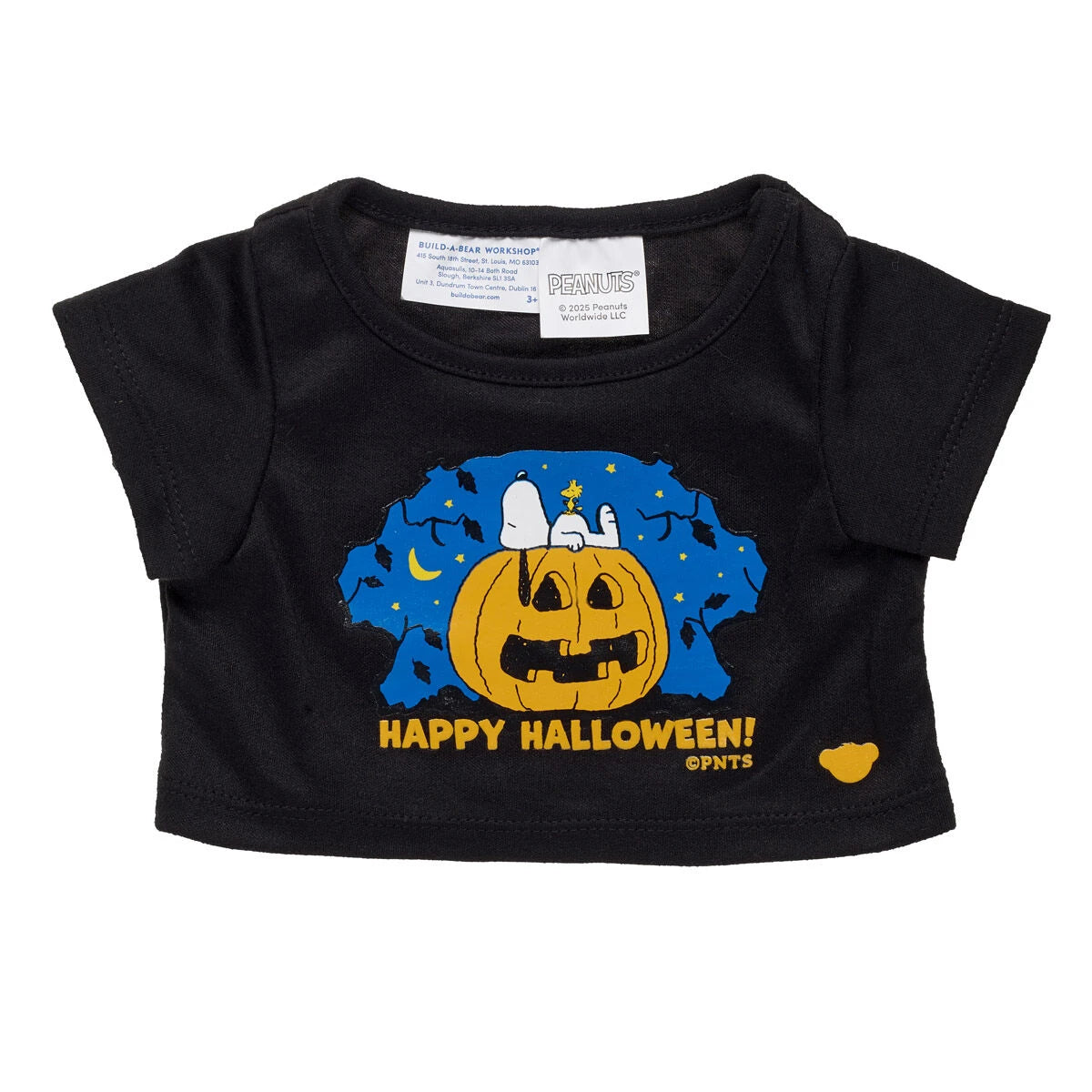 Peanuts® Happy Halloween T-Shirt for Plush Toys | Build-A-Bear® - US 6186